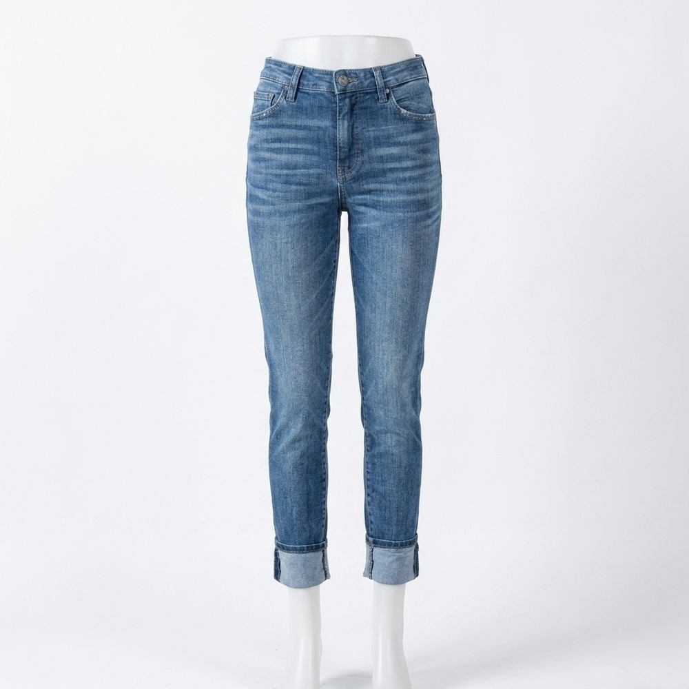 NEW KUT FROM THE KLOTH catherine high rise jeans in blue